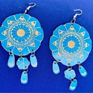 Handmade earrings from Oaxaca Mexico